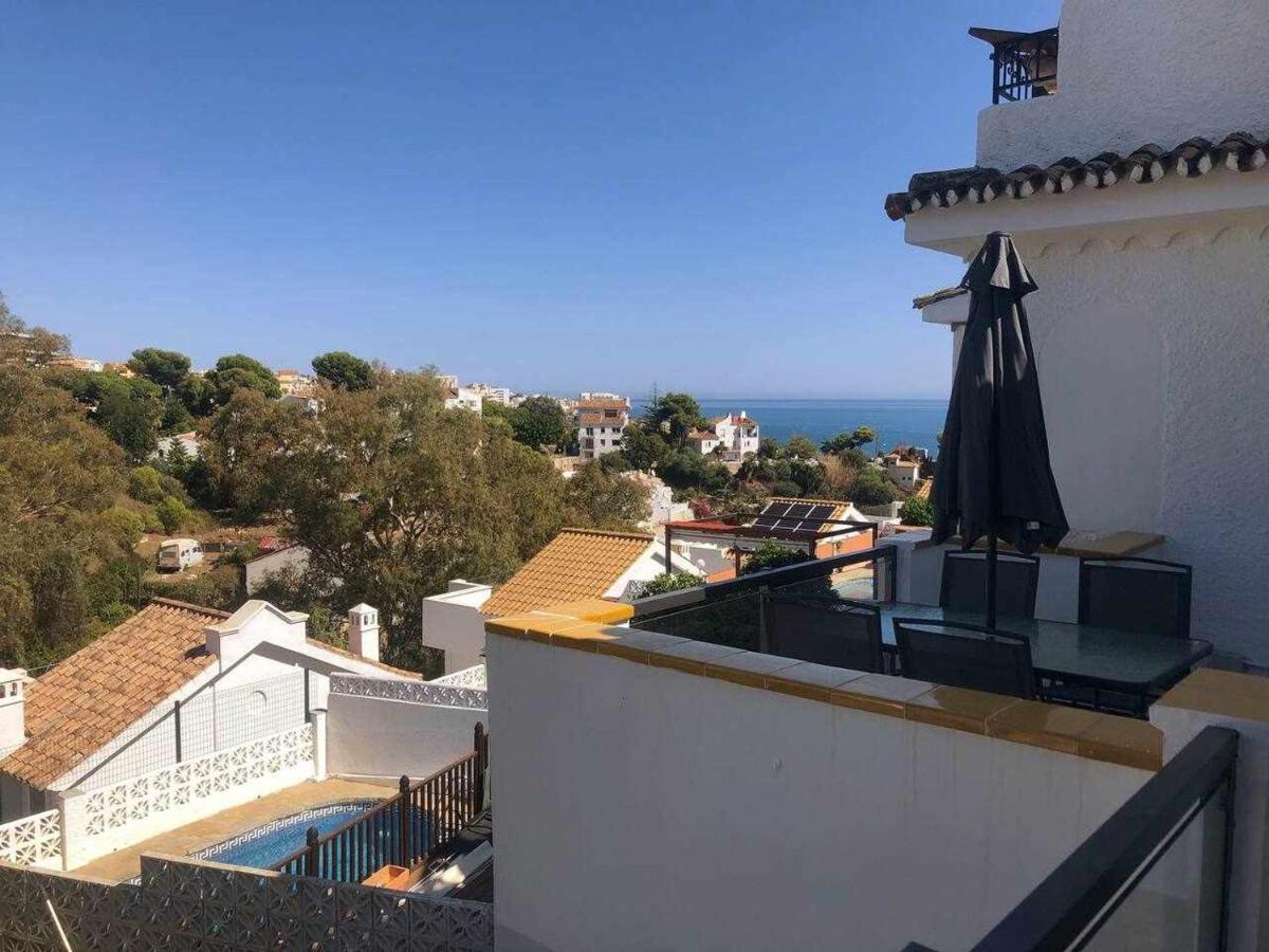 Apartamento 2 En Chalet Con Vista Abierta Al Mar مالقة المظهر الخارجي الصورة